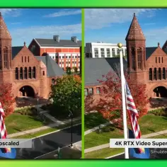 Porównanie jakości obrazu: 1080p vs 4K RTX. Zobacz, jak poprawić jakość zdjęcia w Photoshopie, uzyskując efekt zbliżony do 4K.