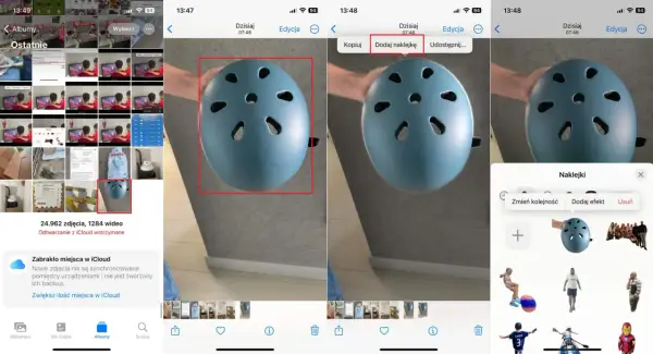 Połącz dwa zdjęcia na iPhonie - Prosto i bez błędów