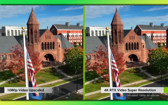 Porównanie jakości obrazu: 1080p vs 4K RTX. Zobacz, jak poprawić jakość zdjęcia w Photoshopie, uzyskując efekt zbliżony do 4K.